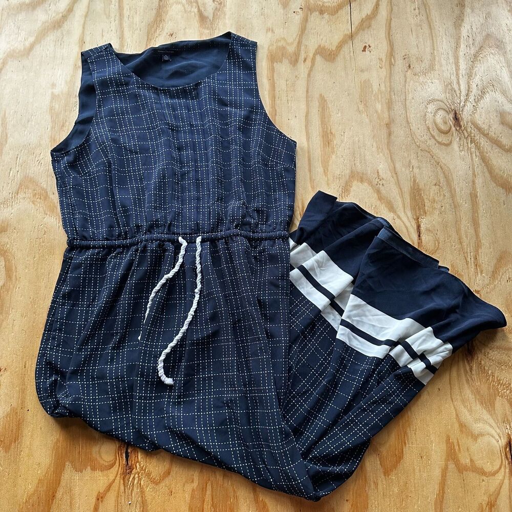 Tommy Hilfiger Blue Printed Maxi Dress - XL